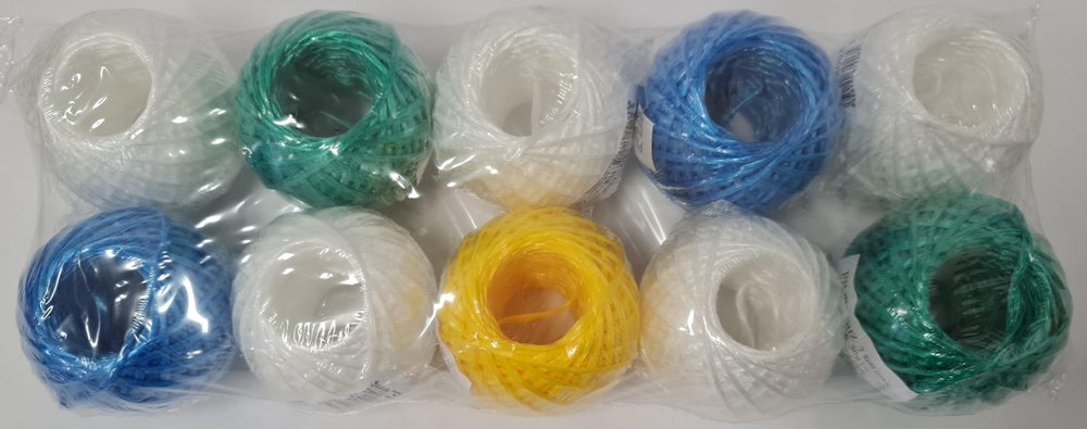 Levně motouz 50g PP, 25m, dTEX 20000, CZ, barevný