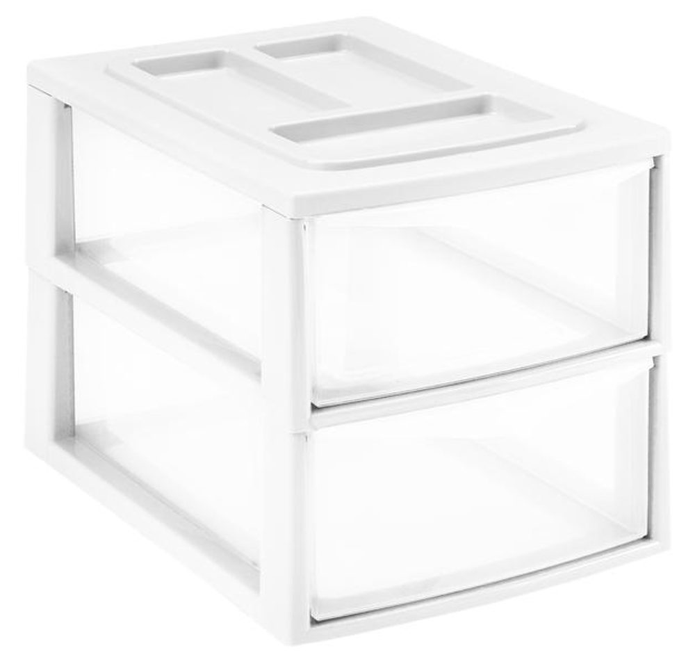 heidrun REGÁL SE DVĚMA ŠUPLÍKAMI 38X27X26CM, PLAST