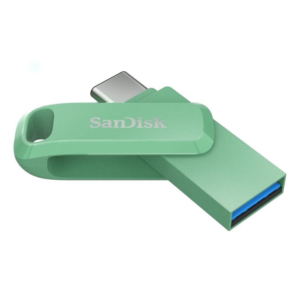 Levně SanDisk Ultra Dual Drive Go USB Type- C, Absinthe zelená 400 MB/s 128 GB
