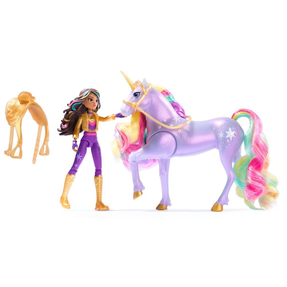 Spin Master UNICORN ACADEMY SVĚTELNÝ JEDNOROŽEC A FIGURKA 11 CM SOPHIA & WILDSTAR