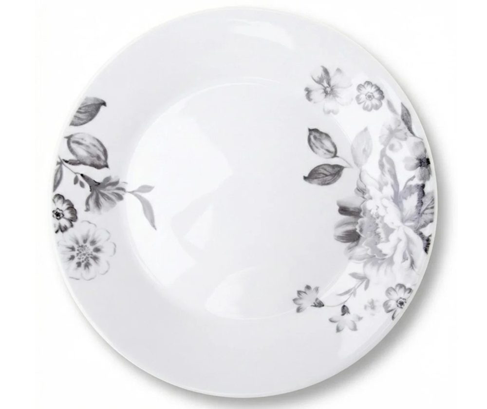 talíř d23cm mělký SUSANNE, květiny, porcelán