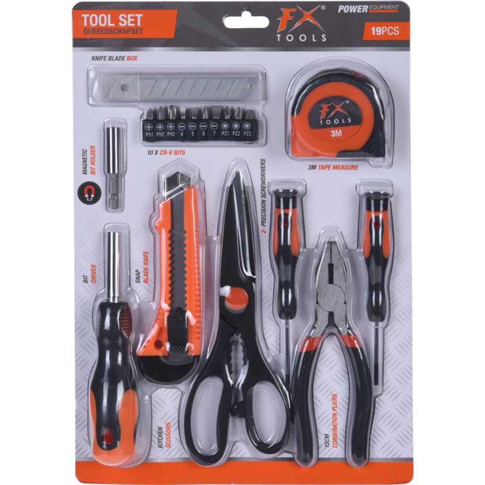 Levně FX Tools Sada nářadí 19 ks KO-R05000080
