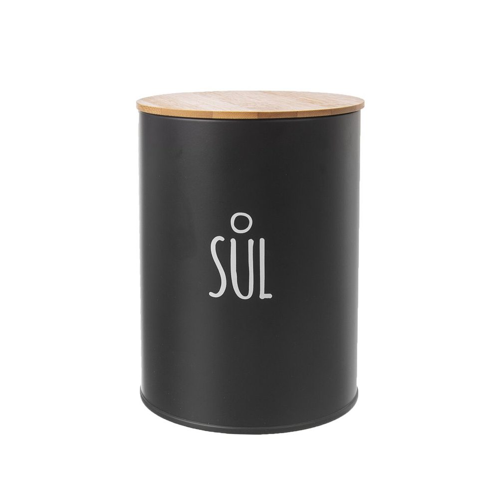 Levně Dóza Sůl BLACK pr. 11 cm