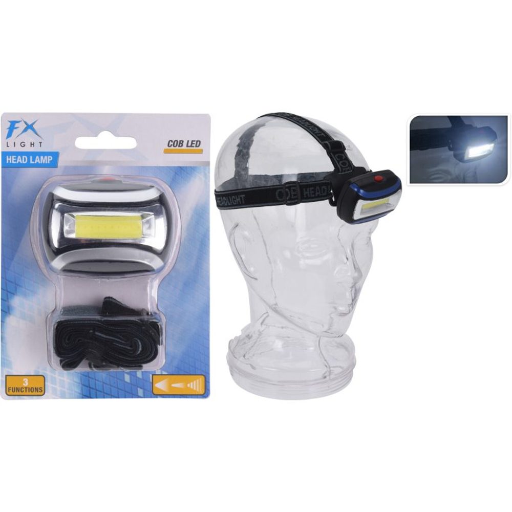 Levně EXCELLENT HOUSEWARE Čelovka LED 100 Lumen modrá KO-CY8900240modr