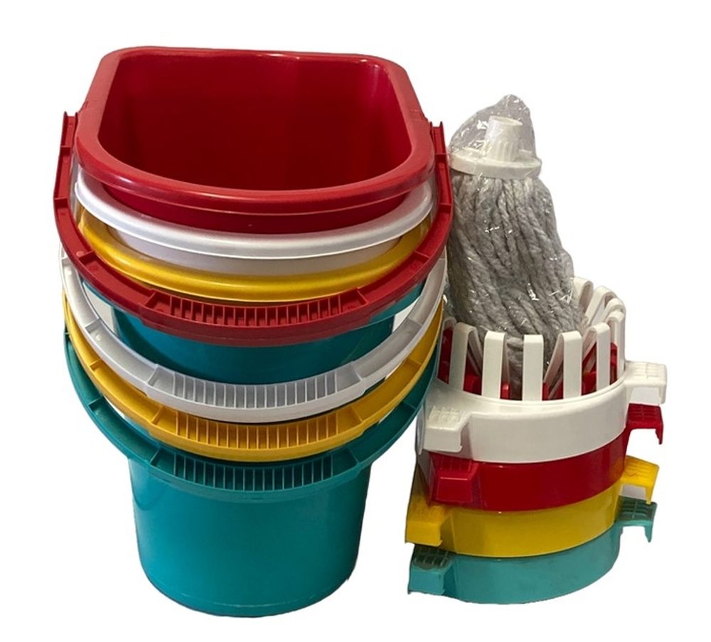 Levně mop 12l komplet, ovál, plast