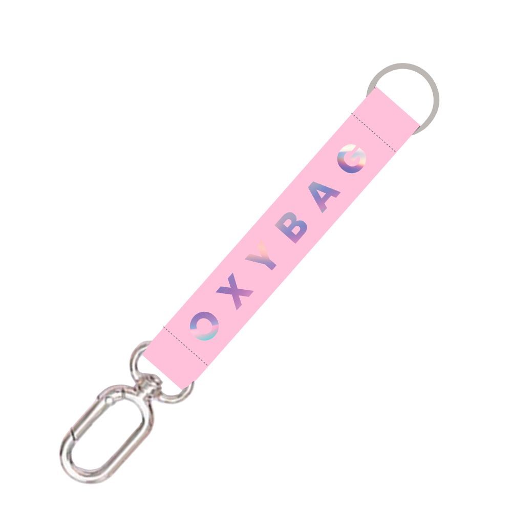 Karton P+P Krátká klíčenka s karabinkou Holographic Pink