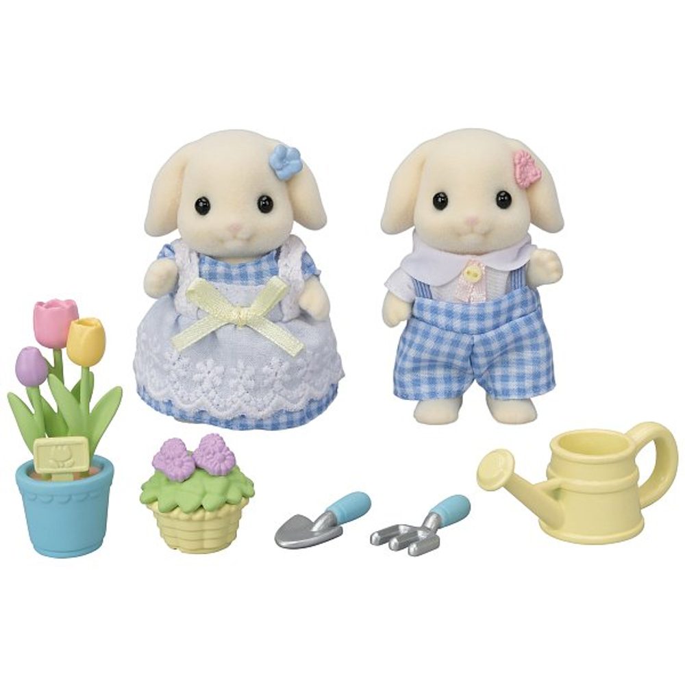 Levně Sylvanian family Sourozenci Flora králíci zahradničí