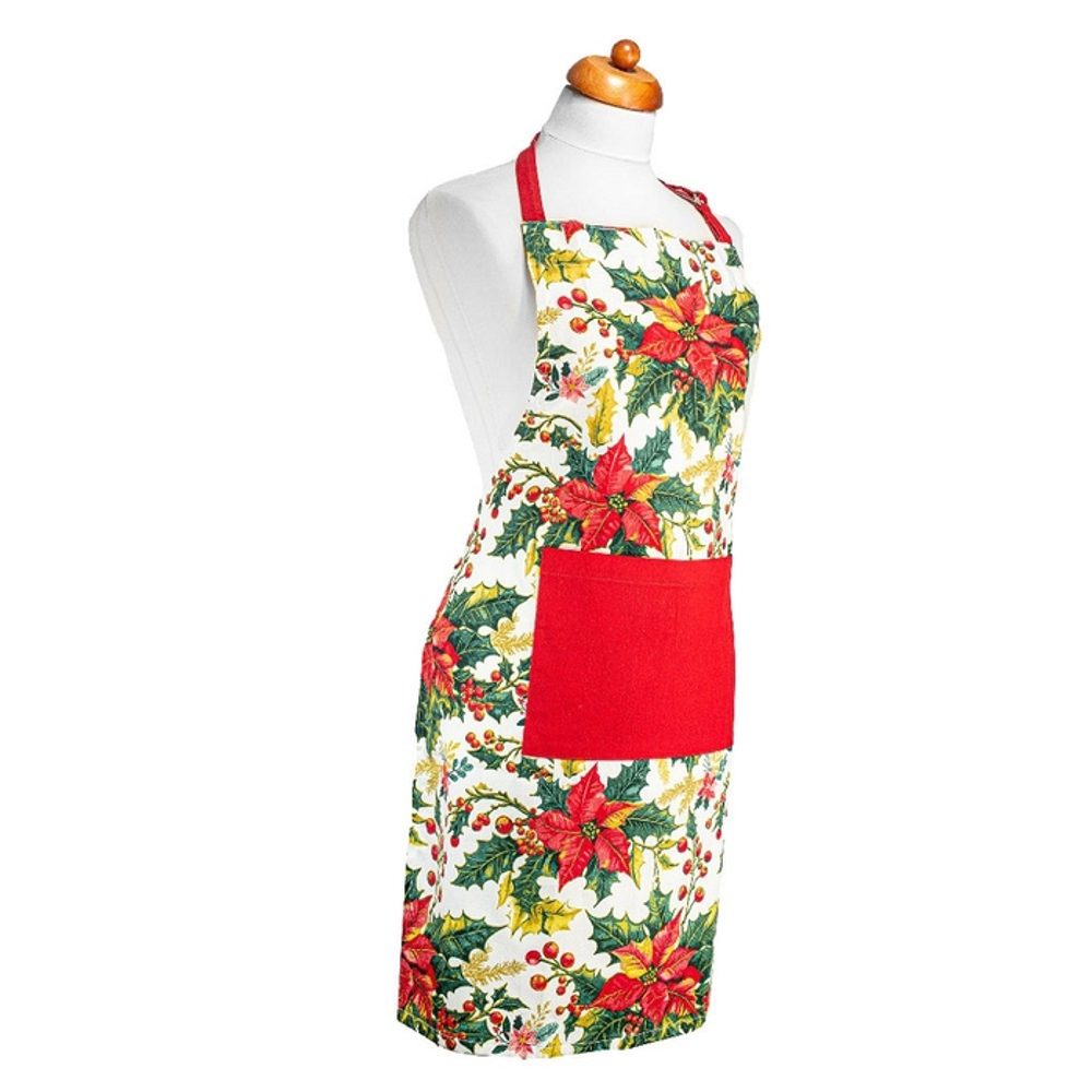 Levně zástěra 80x60cm VÁNOČNÍ HVĚZDA, textil