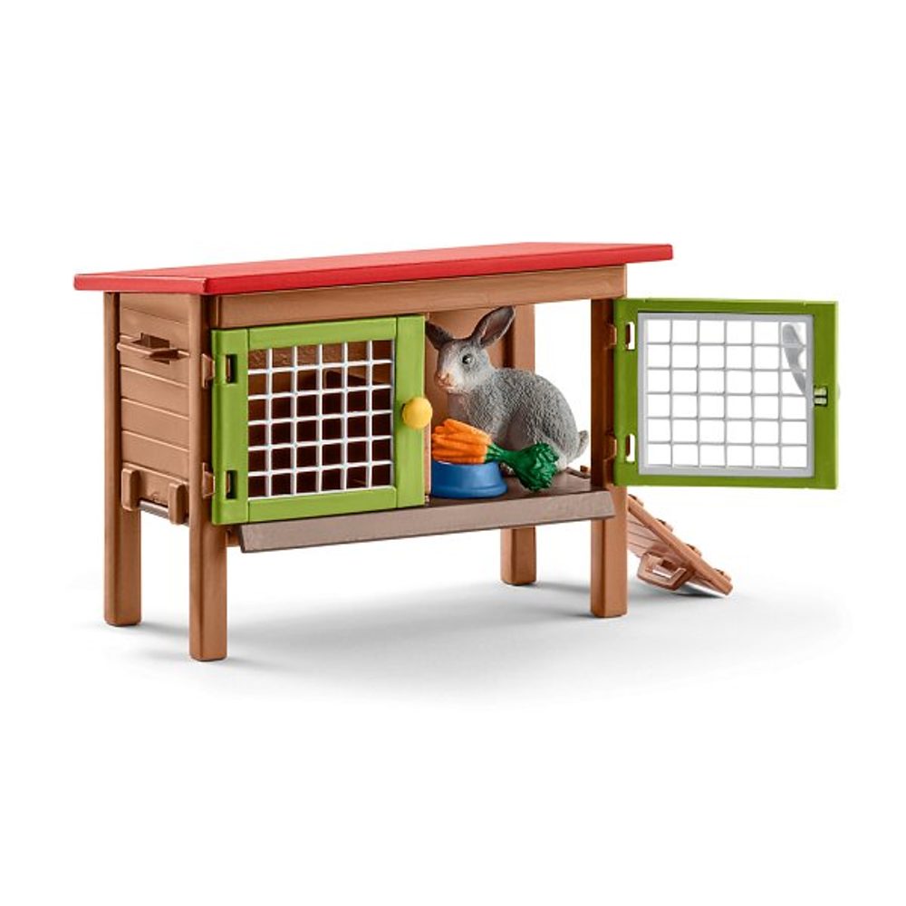 Levně SCHLEICH set králíkárna se zvířátky a příslušenstvím