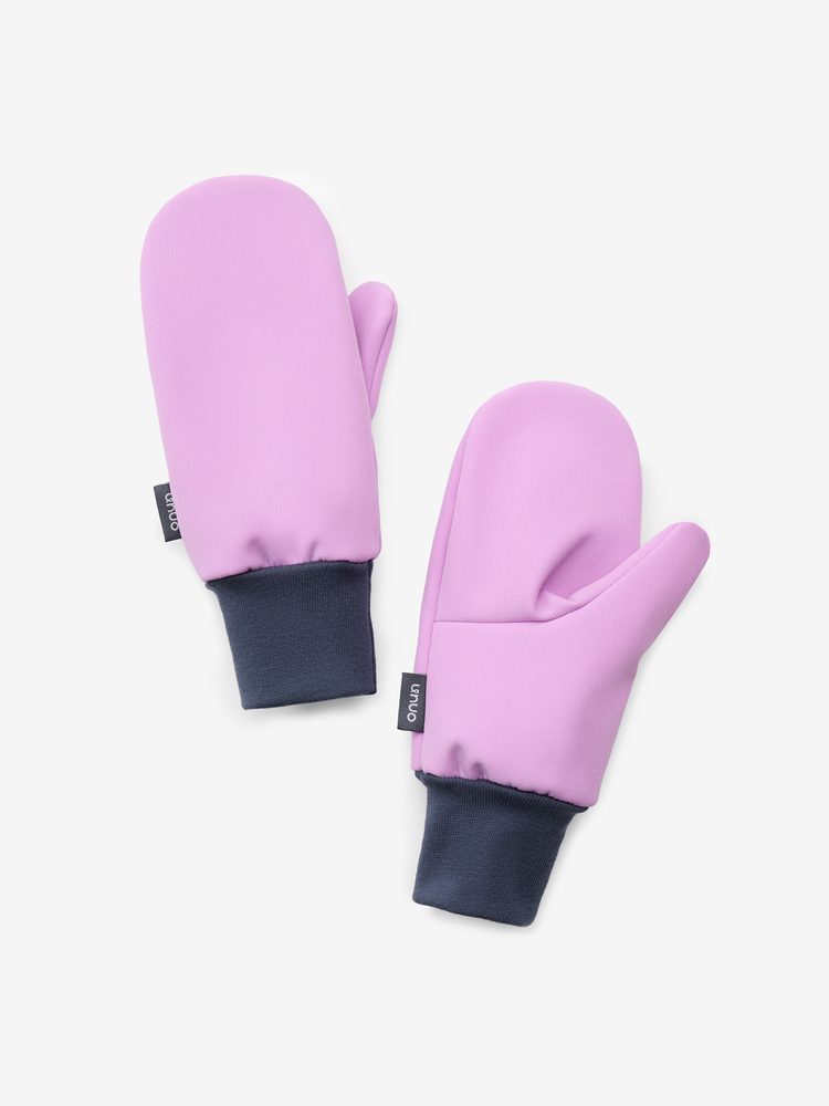 Levně Dětské softshellové rukavice s fleecem Tap, Lila - L