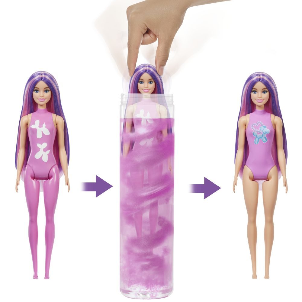 Levně BRB COLOR REVEAL BARBIE BALÓNKOVÁ ZVÍŘÁTKA ASST