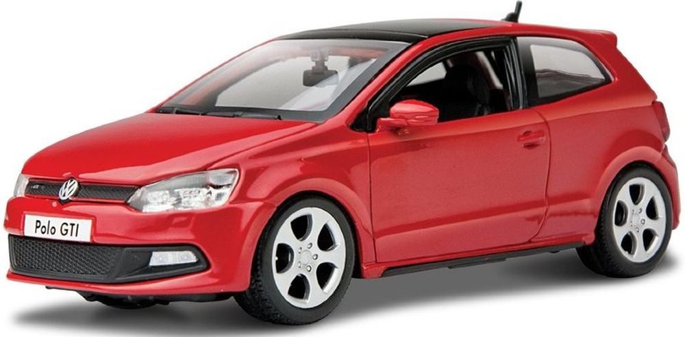 Levně Bburago 1:24 Plus VW Polo GTI Mark 5 Red