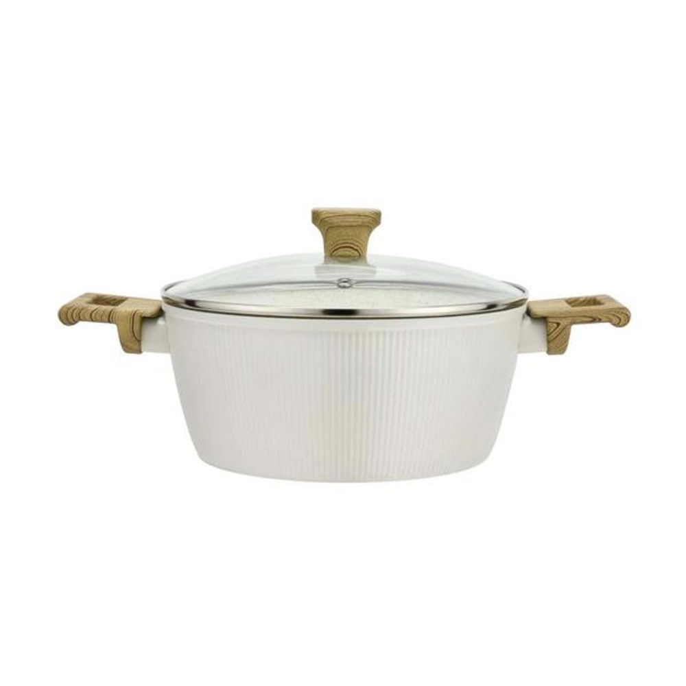 Levně KITCHISIMO HRNEC SE SKL.POKLICÍ BIANCO KITCHISIMO 20X9CM
