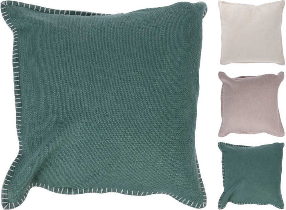 Levně HOMESTYLING Polštář dekorační bavlna 45 x 45 cm bílá KO-A35822130bila