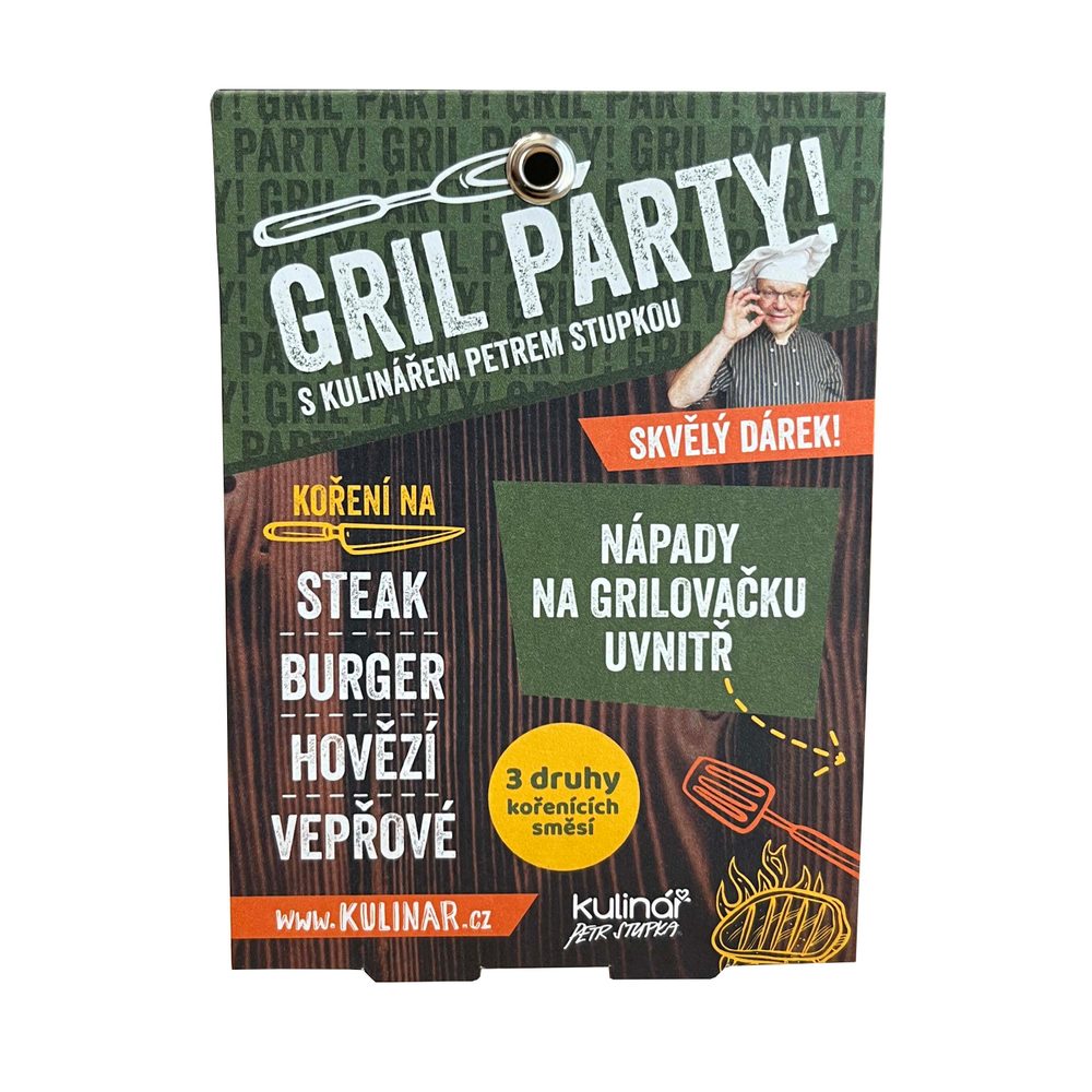 Kulinář Petr Stupka KOŘENÍ GRIL PARTY GREEN 3X20G