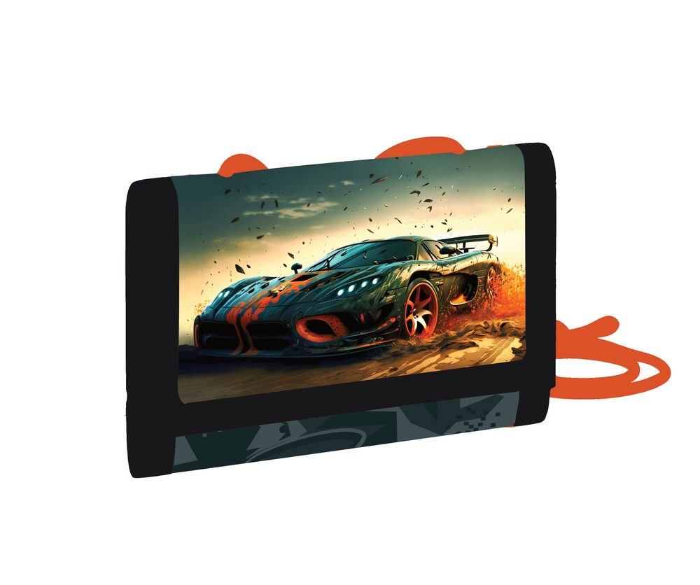 Levně Karton P+P Dětská textilní peněženka auto