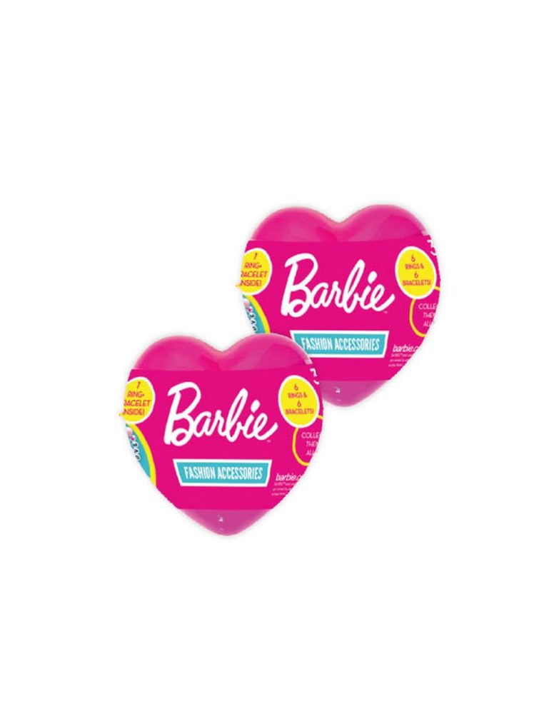 Levně Barbie Srdcová kapsle – herní sada s 1 prstýnkem + 1 náramkem