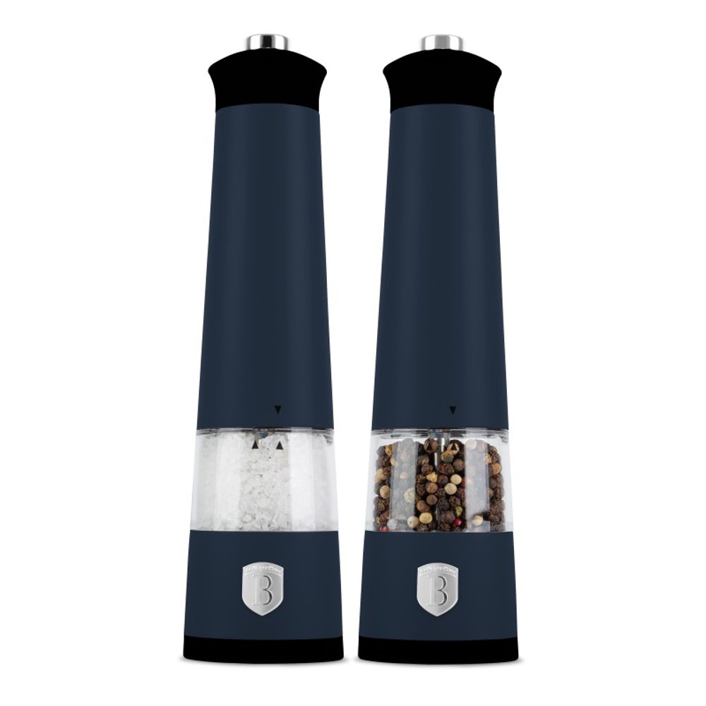 BERLINGERHAUS Elektrický mlýnek na pepř a sůl sada 2 ks Deep Sea Collection BH-9884