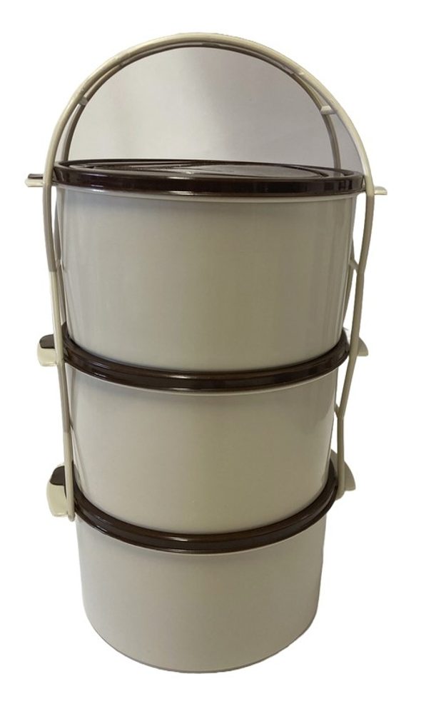 Levně jídlonosič 3D (3x2,0l) NEBALENÝ, plast