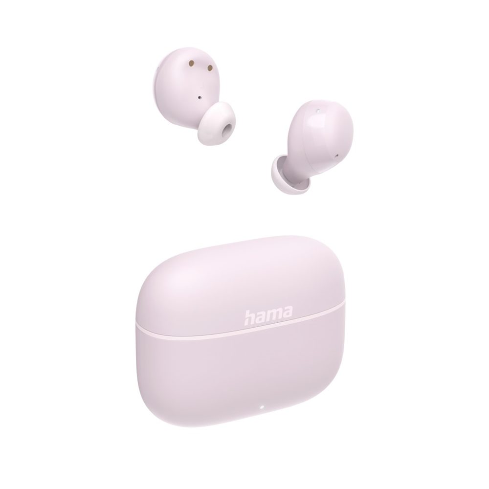 Levně Hama Bluetooth sluchátka Freedom Buddy II, špunty, růžová