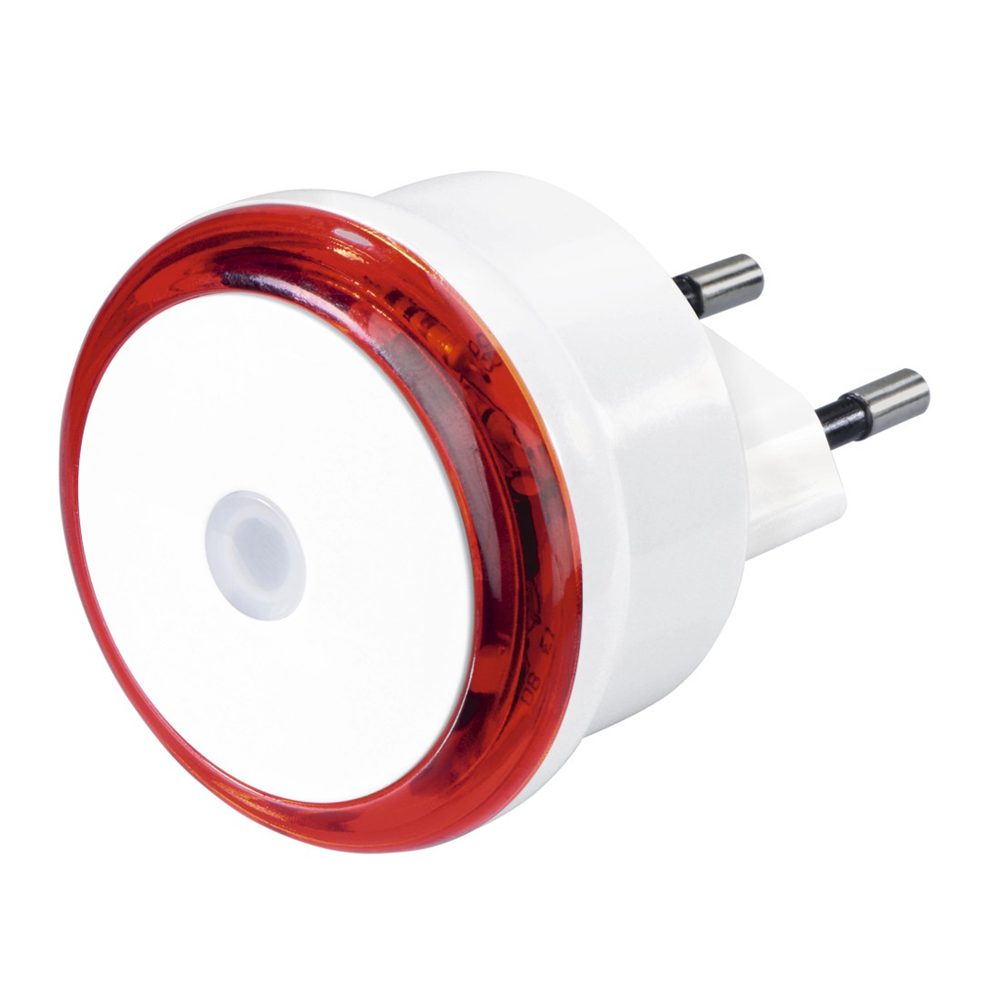 Levně Hama Basic noční/orientační LED světlo, automatické zapnutí/vypnutí, červené světlo