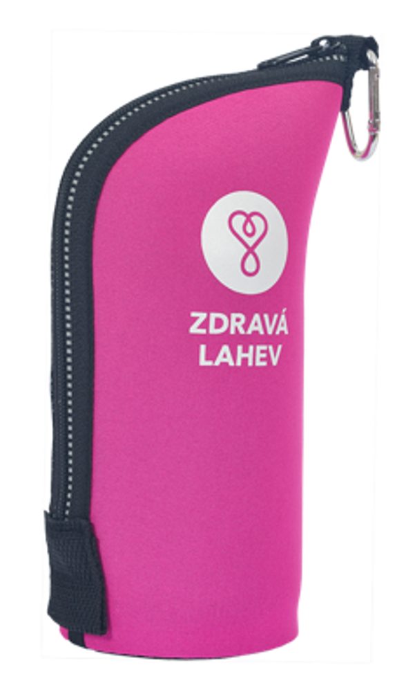 Levně Termoobal CABRIO reflex Zdravá lahev 0,5l růžový