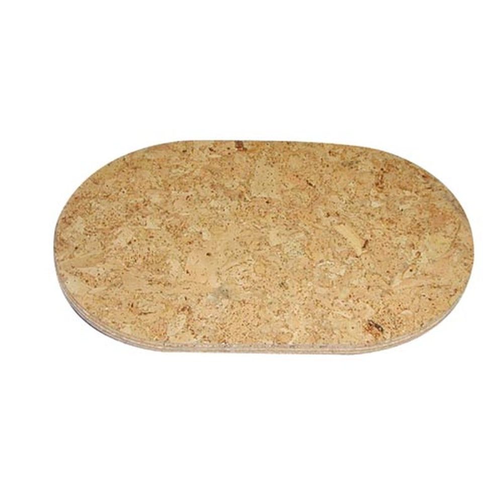 Levně podl.25x39 ovál střed.6ks, korek