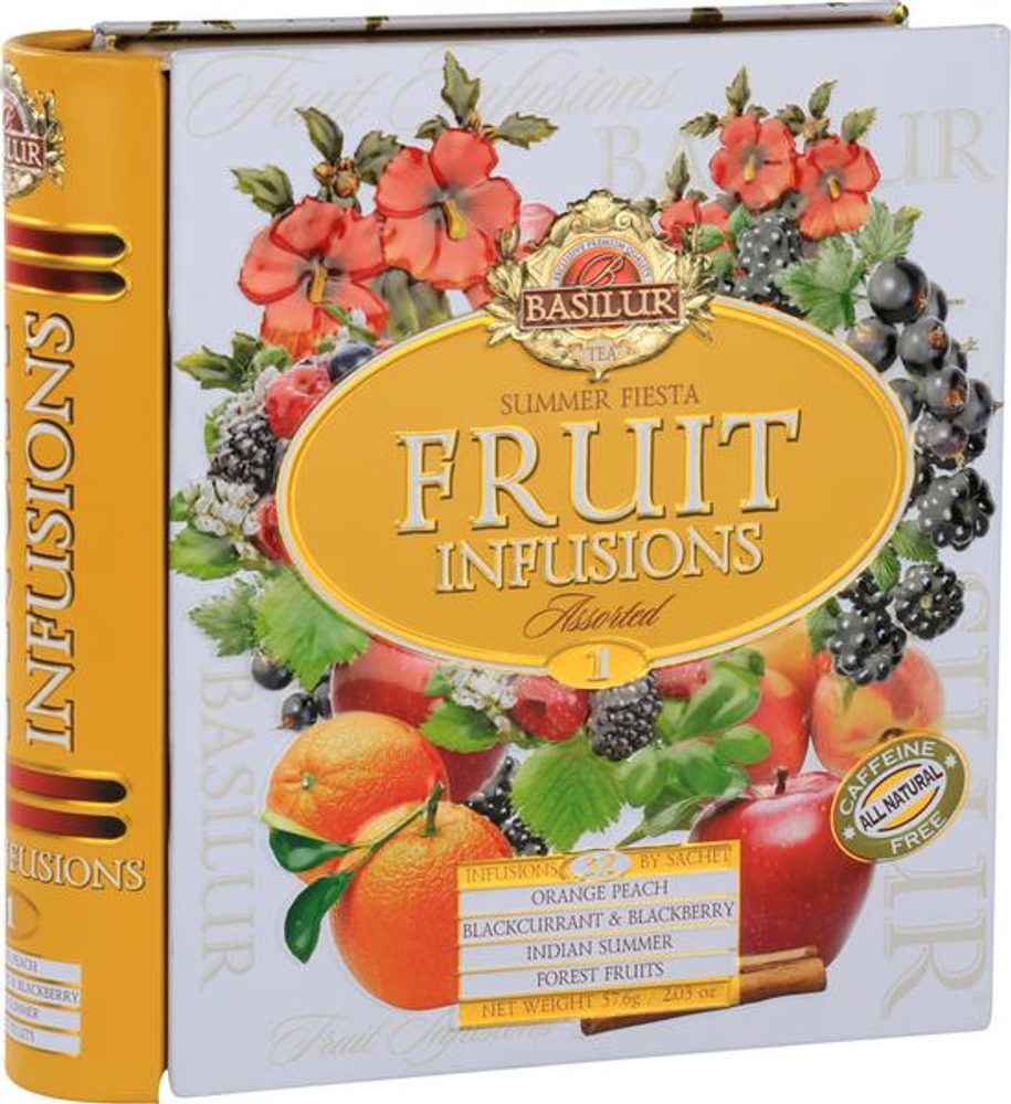 Levně Basilur ČAJ BASILUR FRUIT INFUSIONS BOOK PLECH 32x1,8G