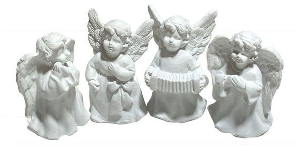 Levně dekorace ANDĚL modlící se, 3,5x2,5cm, v.4cm, polyresin