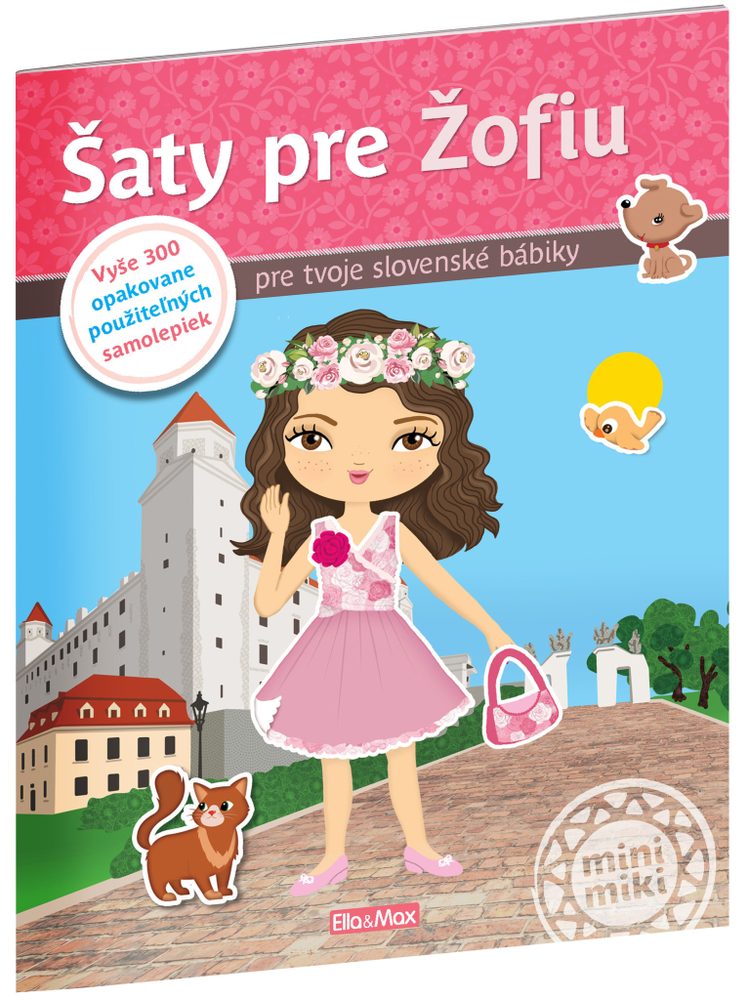 Levně Presco Group Šaty pre ŽOFIU ─ Kniha samolepiek