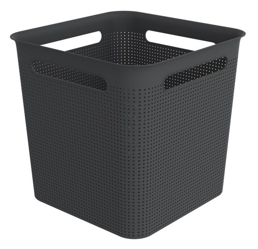 Levně koš víceúč. 18,0l černý BRISEN, 29,1x29,1x28,1cm, plast
