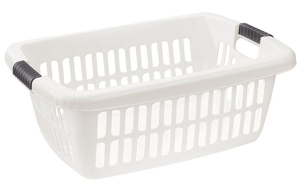 Levně koš 40l na čisté pr., 65x44x24cm, AURORA, bílý, plast