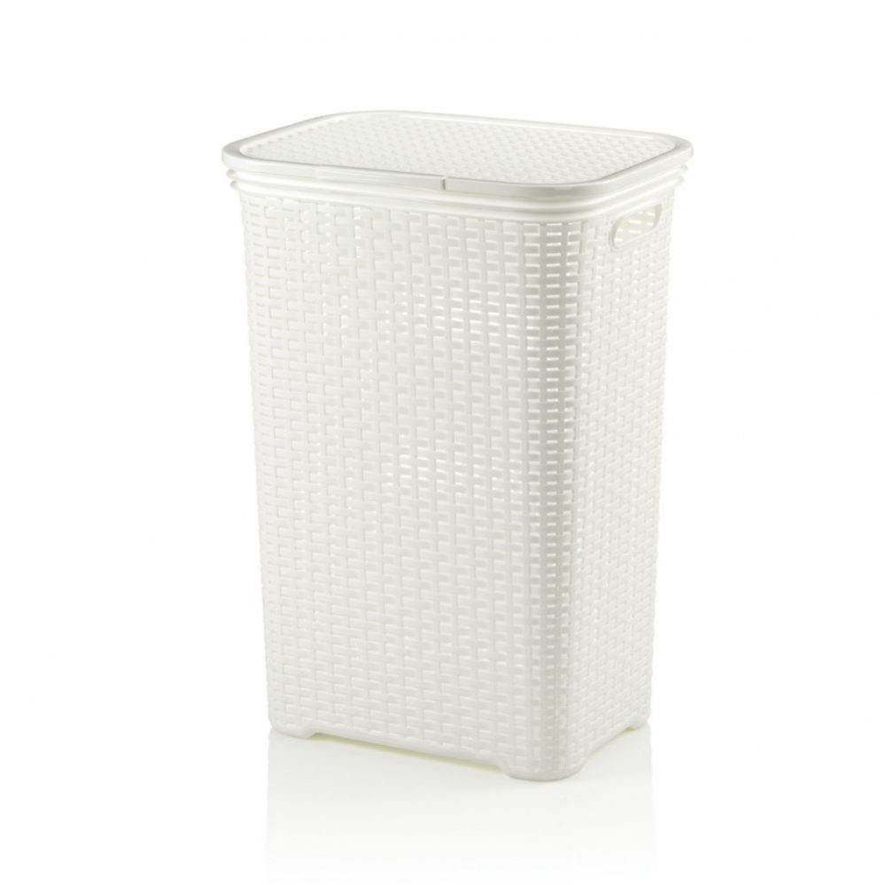 Levně KELA Koš na prádlo BRASILIA 60 l bílá KL-23410
