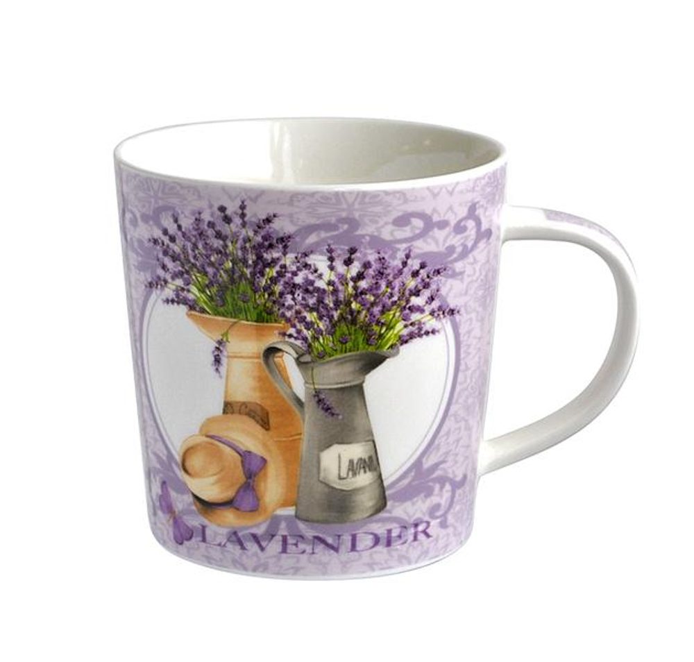 Levně TORO HRNEK 450ML, MOTIV LEVANDULE 9,5X9,5CM, ASSORT
