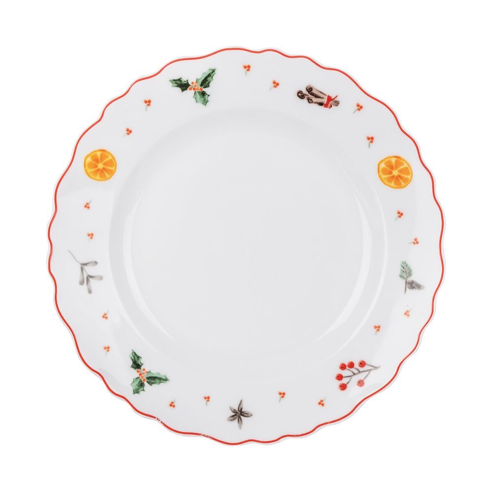 O Talíř porc. mělký VŮNĚ VÁNOC pr. 24,5 cm