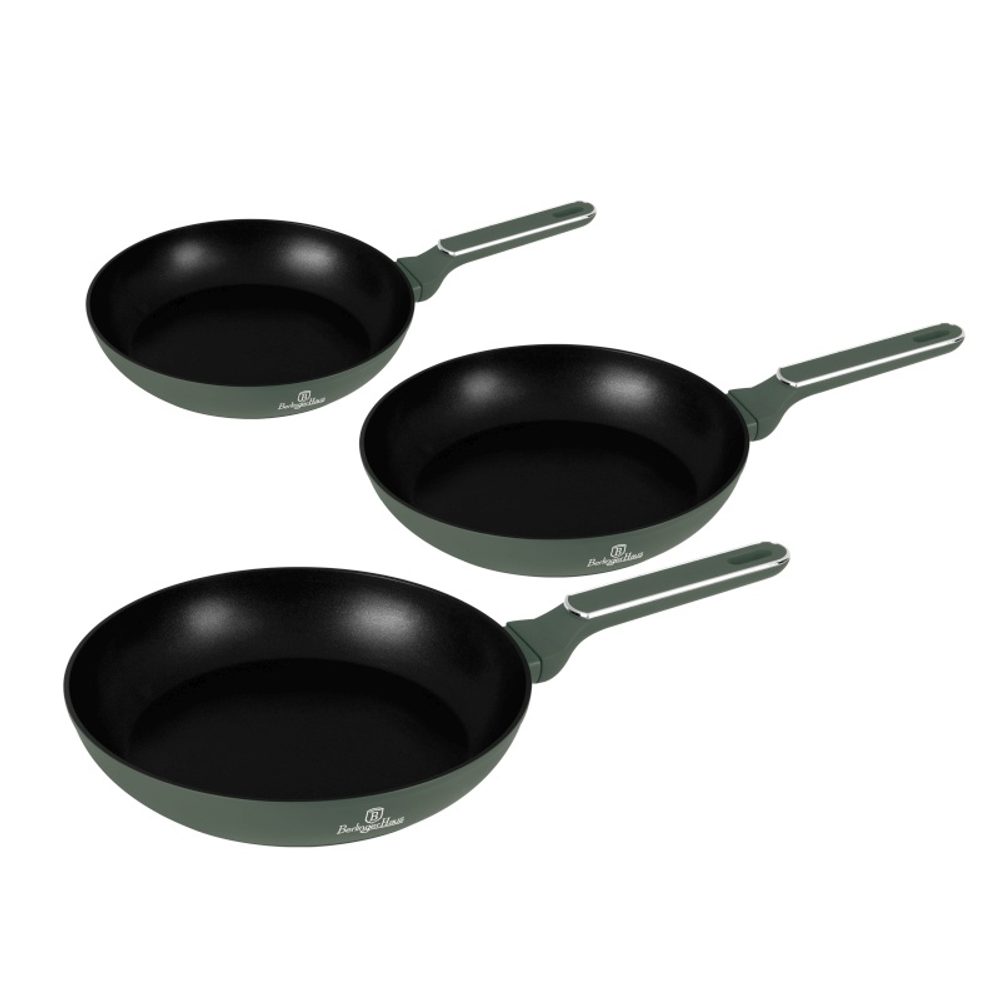 Levně BERLINGERHAUS Sada pánví s titanovým povrchem Matte Green Collection BH-8206