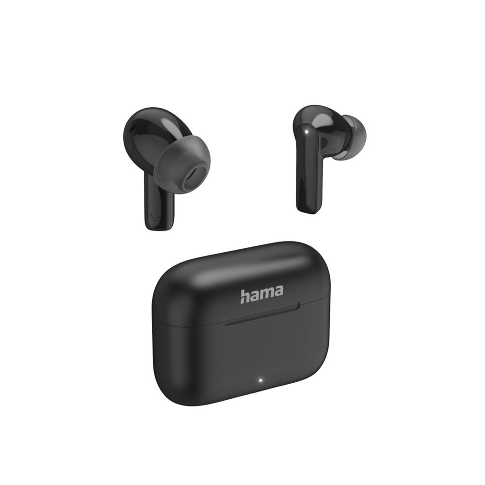 Levně Hama Bluetooth sluchátka Passion Clear II, špunty, ANC/ENC, aplikace, černá