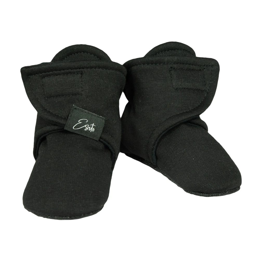 ESITO Capáčky barefoot Warmkeeper ZOE Black - černá - 0 - délka stélky: 10 cm černá