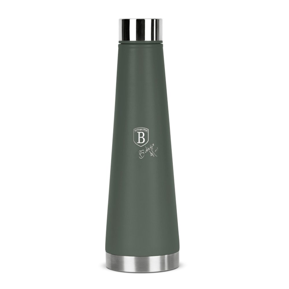 Levně BERLINGERHAUS Termoska lahev nerez 0,4 l Matte Green Collection BH-8748