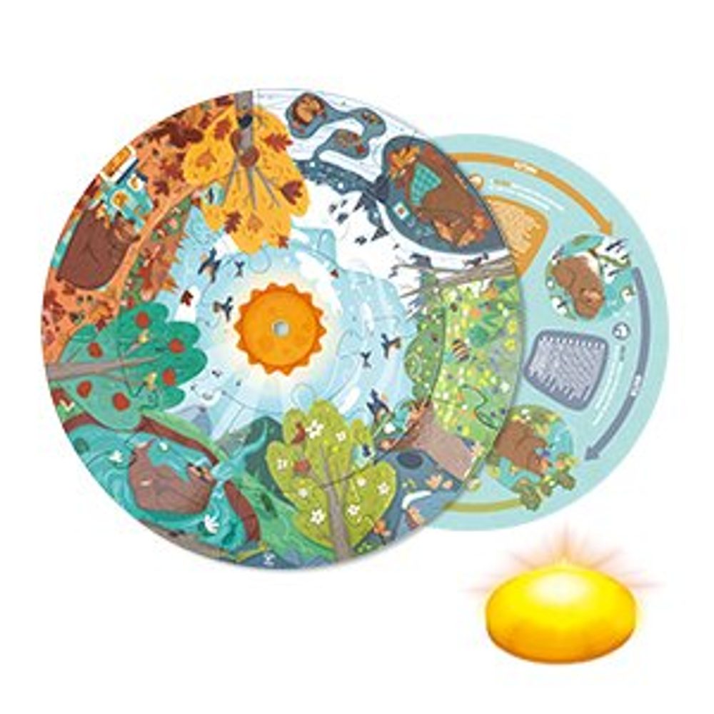 Levně Hape Puzzle - čtyři roční období
