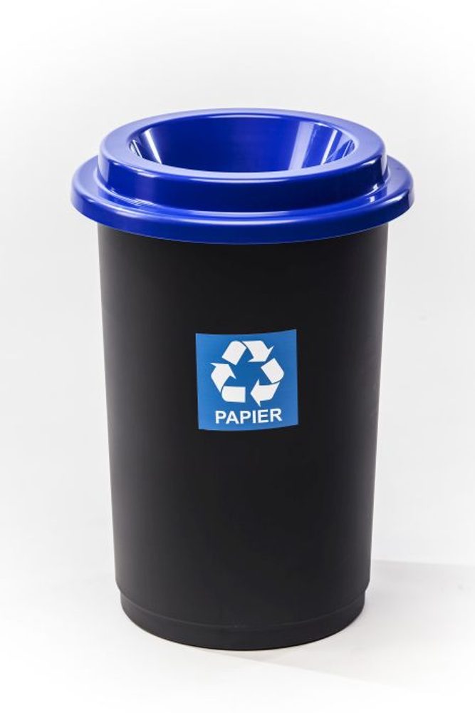 Levně koš odp.50l ECO BIN modrý,tříd.odp.,plast