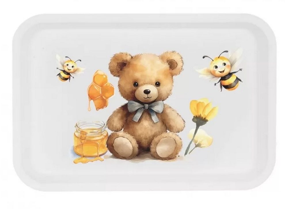 Levně podnos 30,5x21cm, Toya MEDVÍDEK, dětský, plast