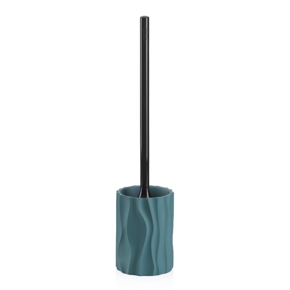 Levně KELA Toaletní souprava Merida polyresin petrolejová 43,0 cm 10,0 cm KL-23775