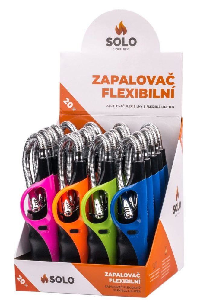 Levně zapalovač 29cm, SOLO, ohebný, plnící