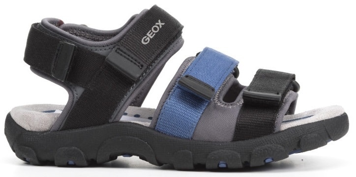 GEOX Sandály GEOX JR SANDAL STRADA BLACK/BLUE - 29