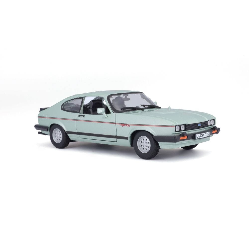 Levně Bburago 1:24 Plus Ford Capri 1982 light green