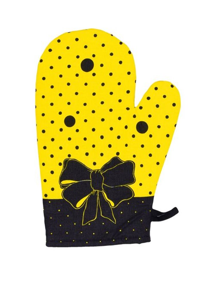 Levně chňapka 28x18cm, MADAM žlutá, BA, magnet, poutko, podšívka