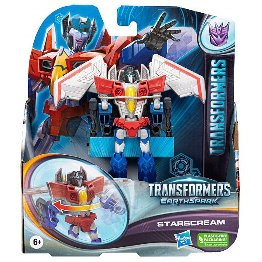 Levně HASBRO - Transformers Earthspark Warrior figurka Starscream, ass.
