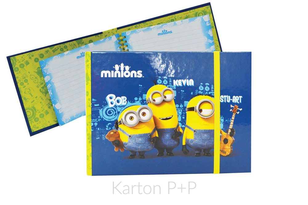 Levně Twin wire blok lamino naležato MINIONS 7-567