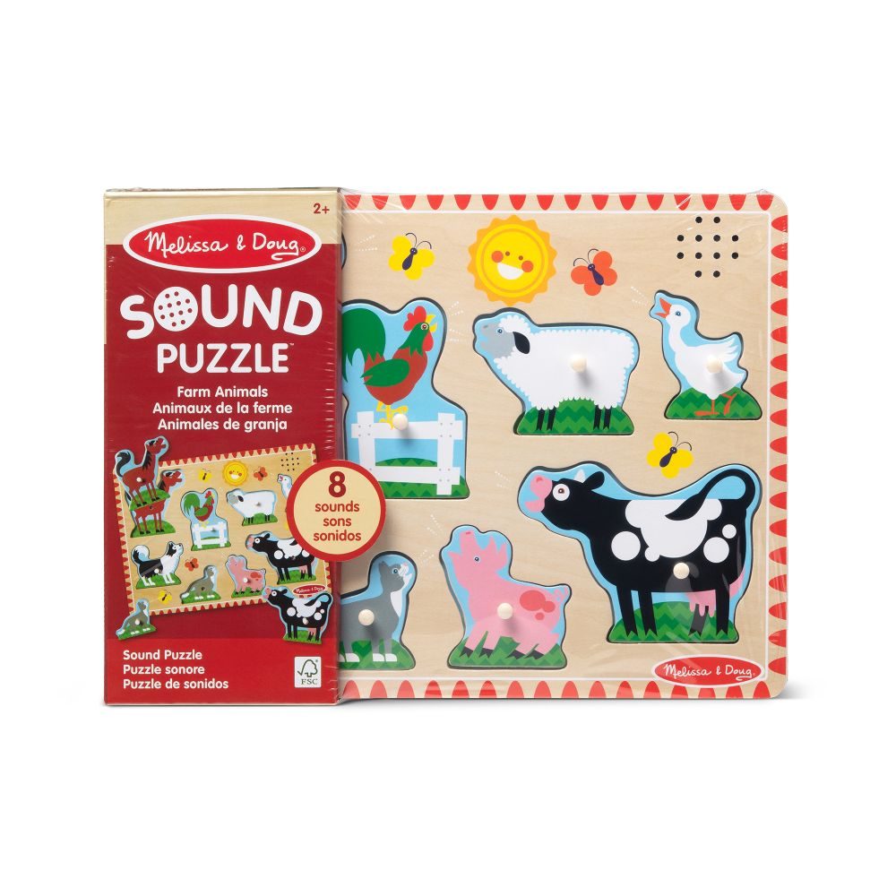 Levně MELISSA & DOUG PUZZLE SE ZVUKOVÝMI EFEKTY